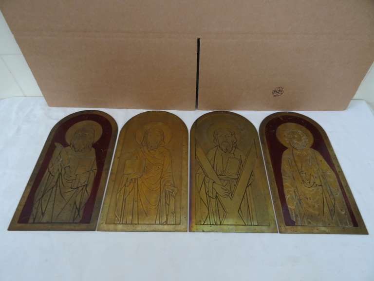 Antieke panelen met apostelen