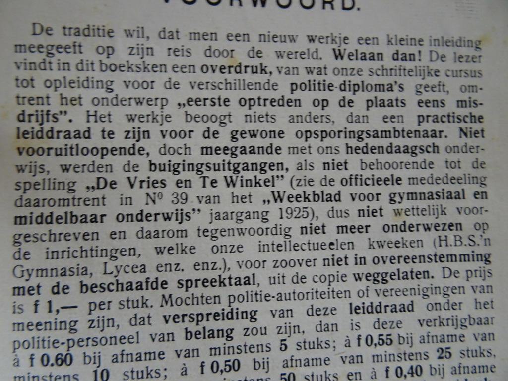Antiek boekje Politie - Afbeelding 4