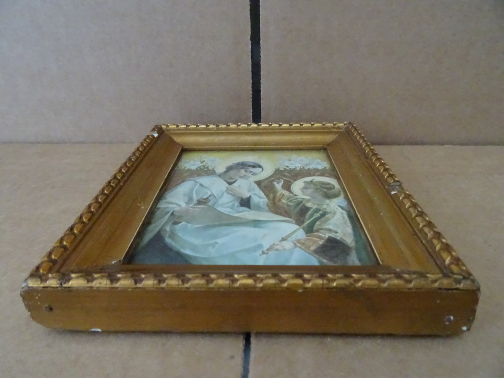 Antieke prent Maria De Moeder Gods - Afbeelding 4