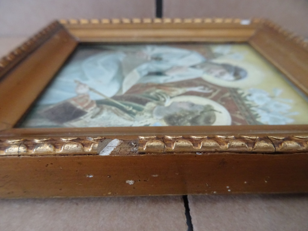 Antieke prent Maria De Moeder Gods - Afbeelding 6