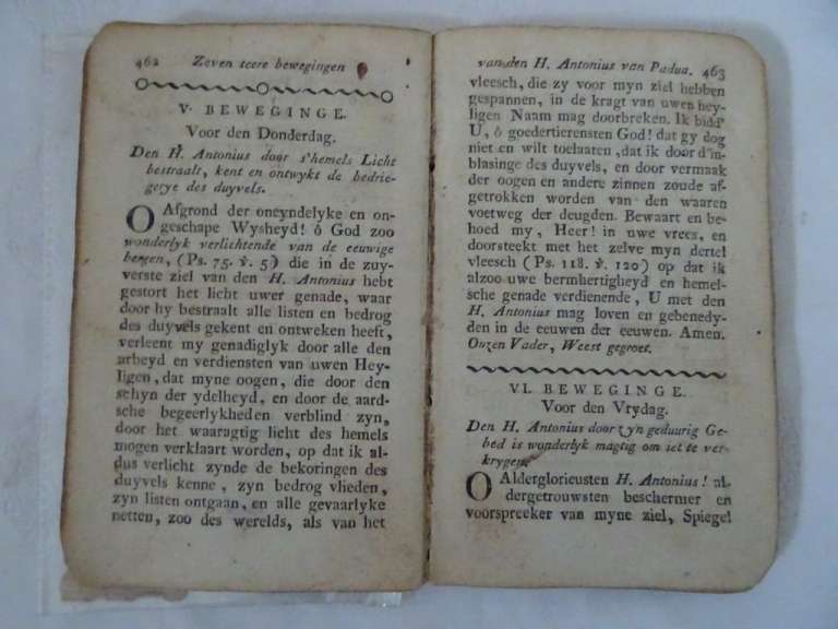 18e-eeuws boekje Heilige Antonius Maastricht