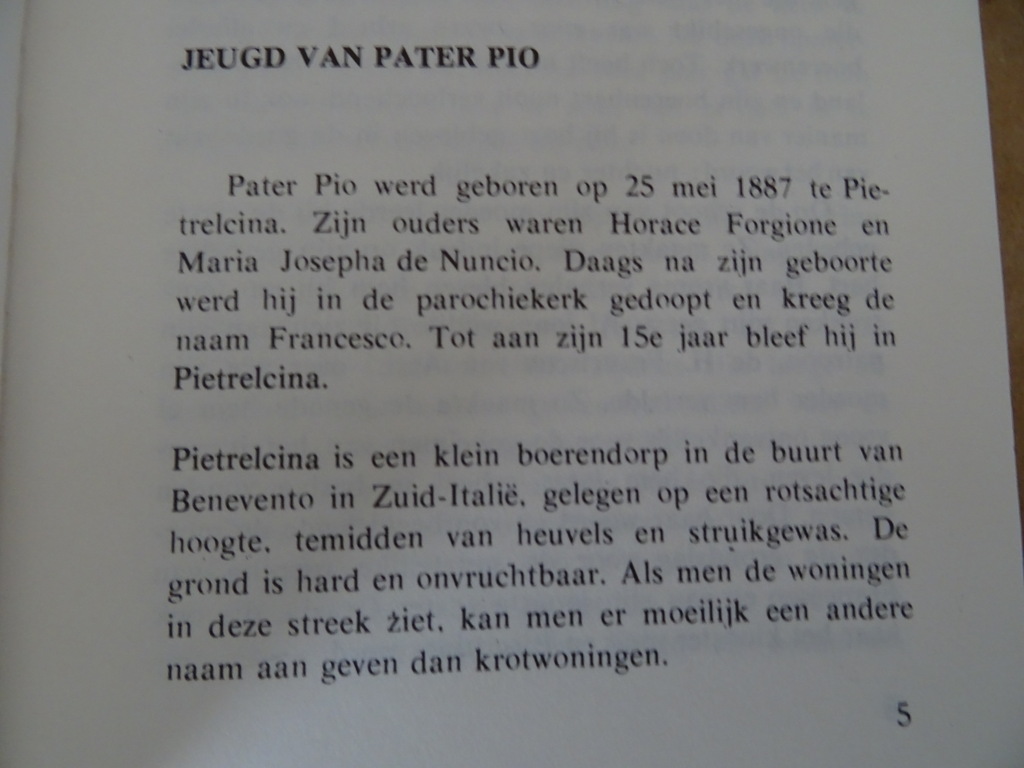 Boekje Padre Pio Een rode roos in het bruin - Afbeelding 9