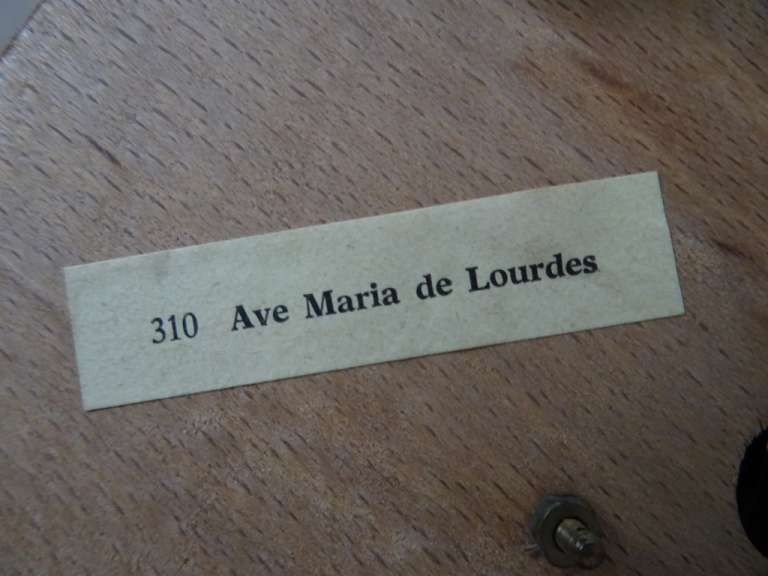 Muziekdoos Ave Maria Lourdes