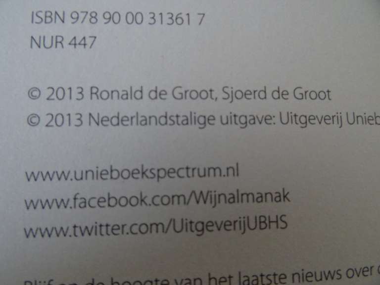 Het beste van de Wijnalmanak door Ronald de Goot