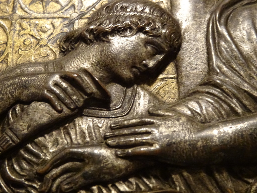 Antiek verzilverd reliëf de Veroordeling van Christus - Afbeelding 26