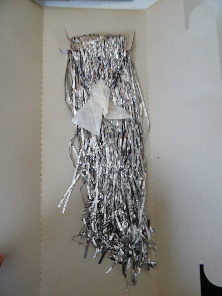 66x Kerstboom versiering lametta haar 50 cm - Afbeelding 8