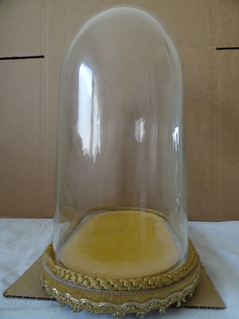 Vintage glazen stolp voor beeld 35 cm - Afbeelding 13