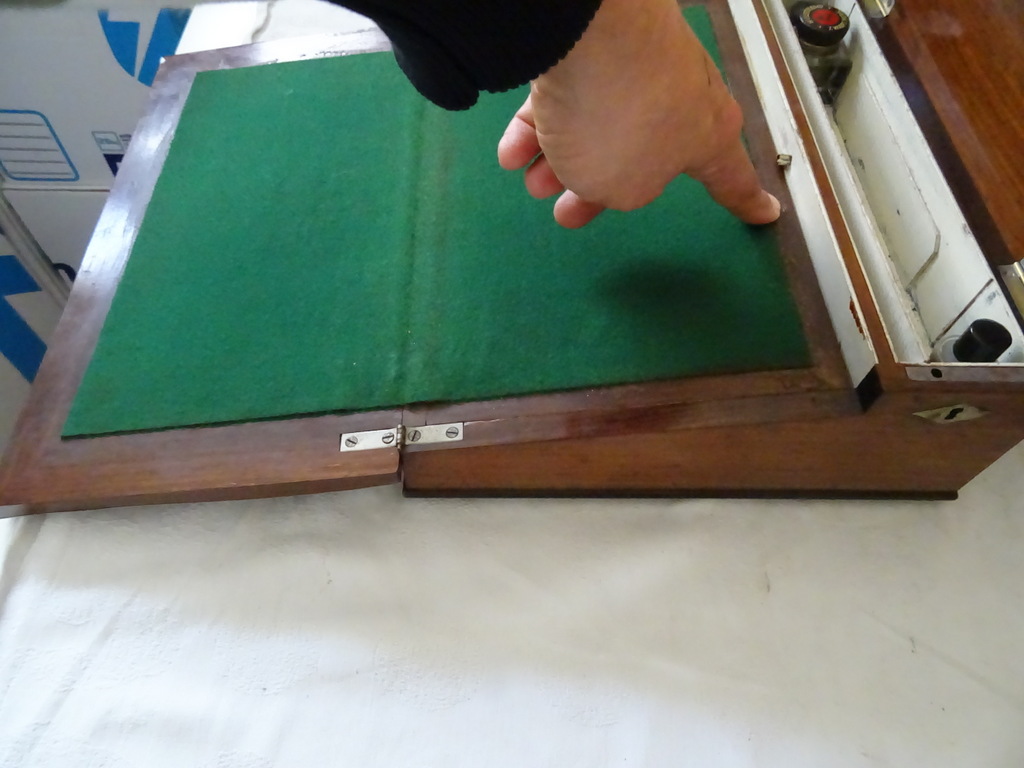Antieke houten mobiele lessenaar - Afbeelding 14