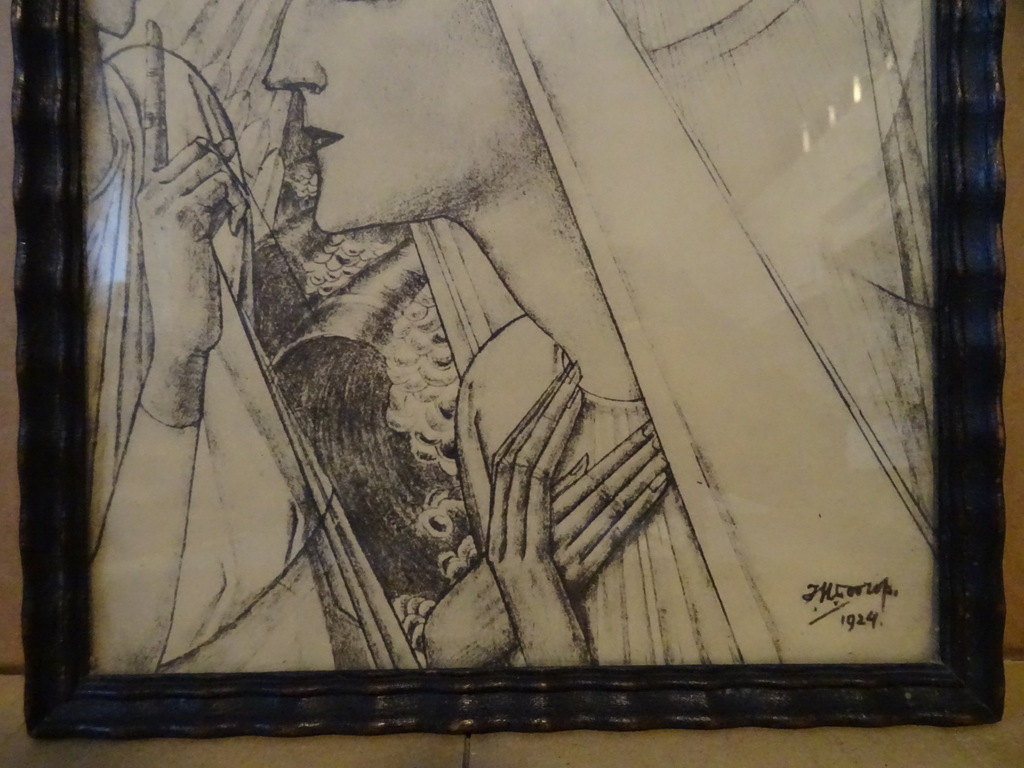 Antieke litho Jan Toorop Heilige Maria - Afbeelding 3