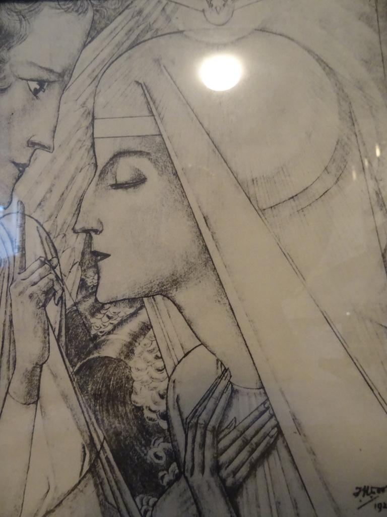 Antieke litho Jan Toorop Heilige Maria - Afbeelding 4
