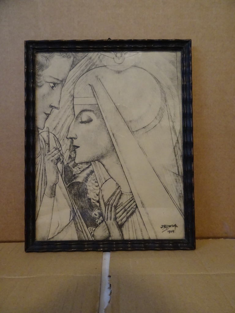 Antieke litho Jan Toorop Heilige Maria - Afbeelding 16