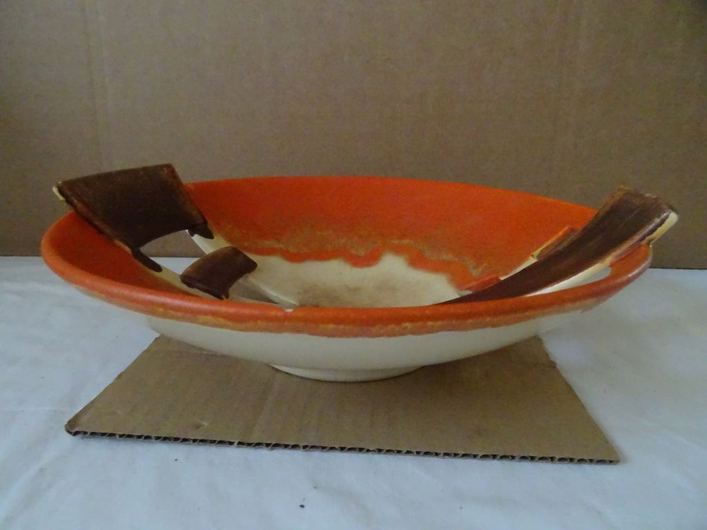Art deco aardewerk fruitschaal - Afbeelding 8