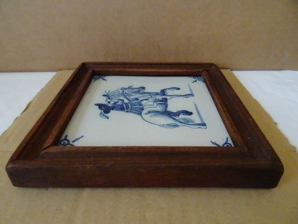 Vintage tegel Makkum met Ruiter - Afbeelding 11