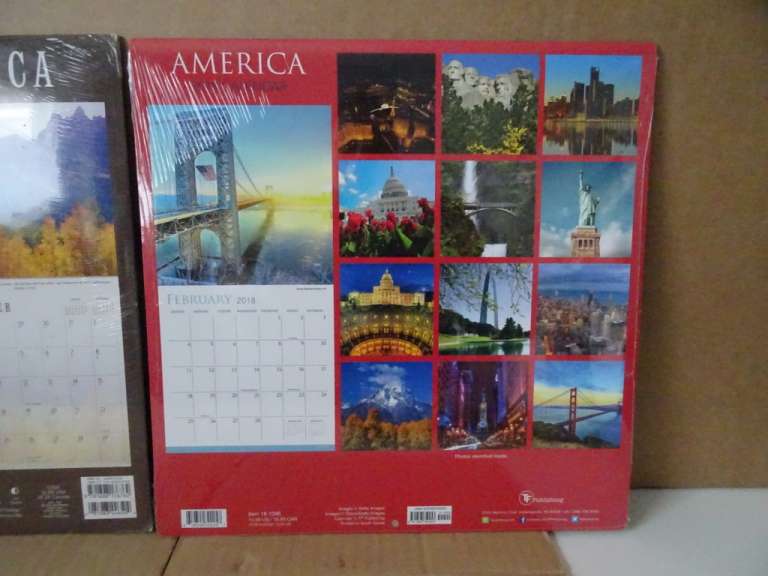 Calendar America 2012 en 2018