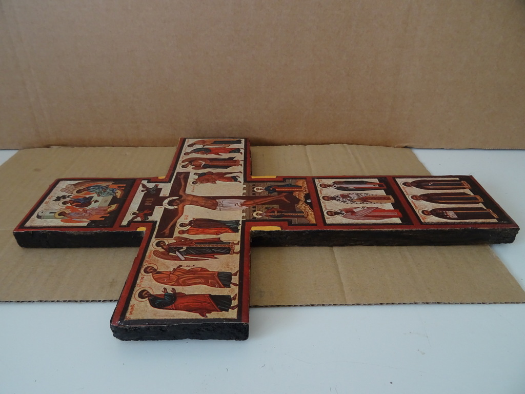 Groot houten kruisbeeld Art deco - Afbeelding 10