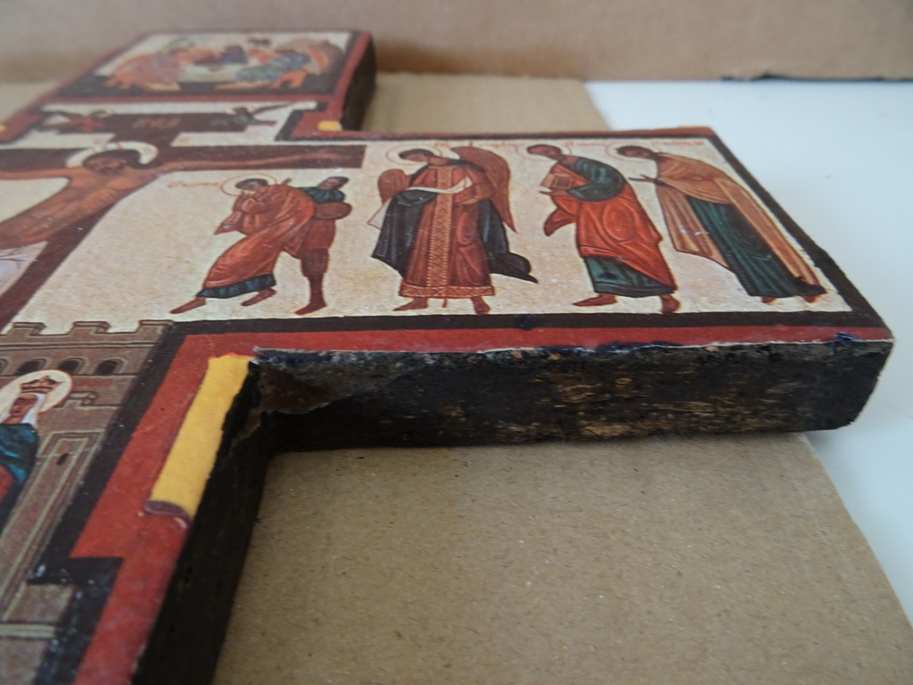 Groot houten kruisbeeld Art deco - Afbeelding 13