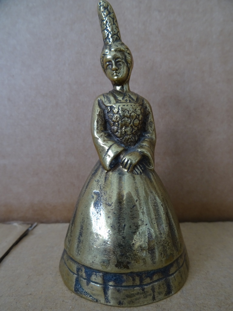 Antieke koperen of bronzen bel
