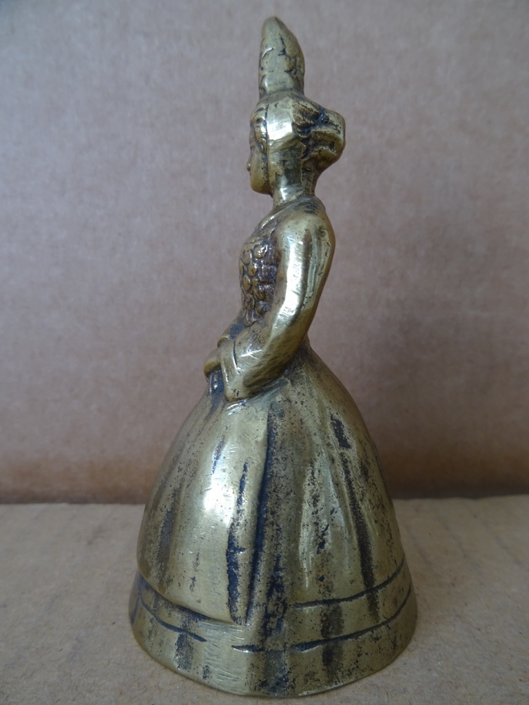 Antieke koperen of bronzen bel - Afbeelding 6
