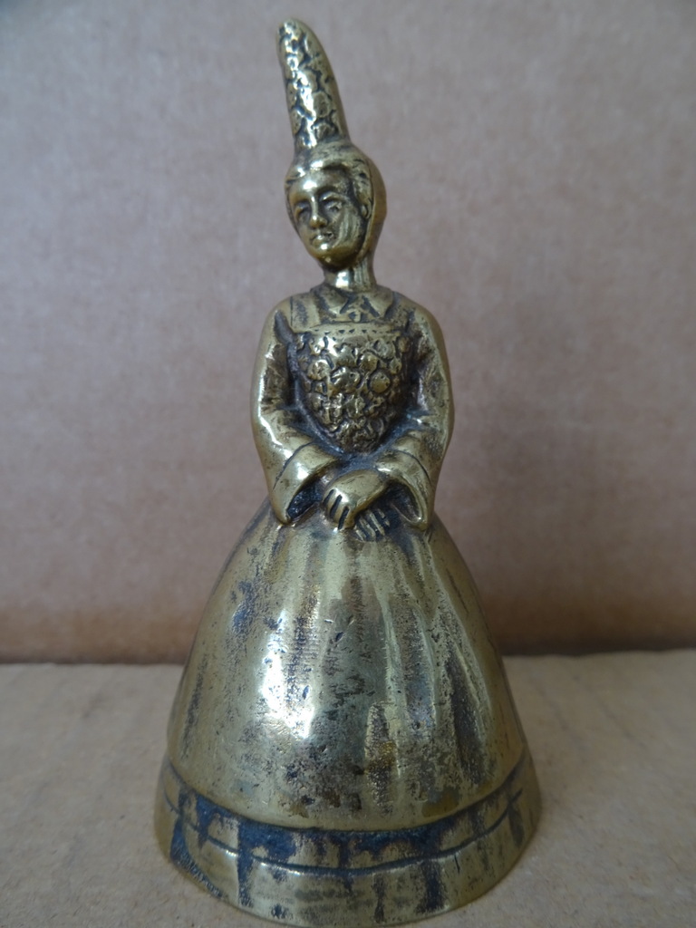 Antieke koperen of bronzen bel - Afbeelding 9