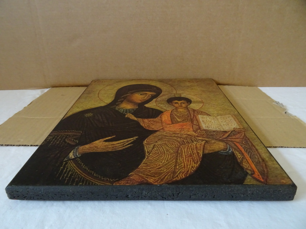 Groot icoon Maria en Jezus - Afbeelding 11