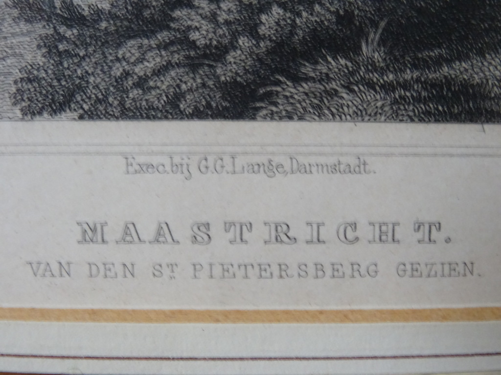 Antieke prent Maastricht - Afbeelding 4