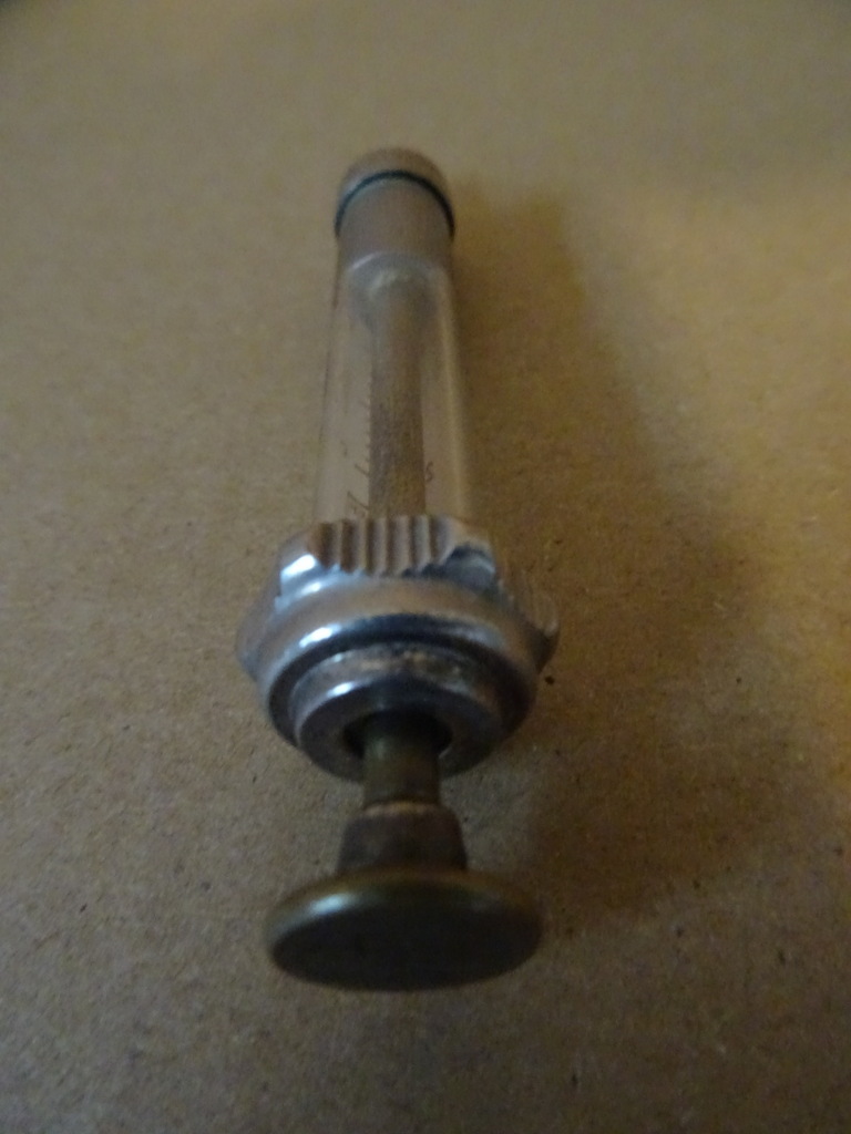 Antieke glazen injectiespuit - Afbeelding 7