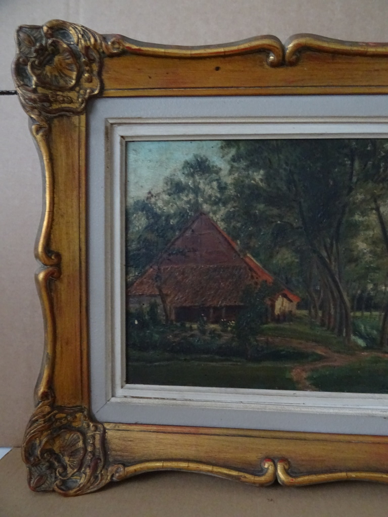 Antiek schilderij B Claessens 1917