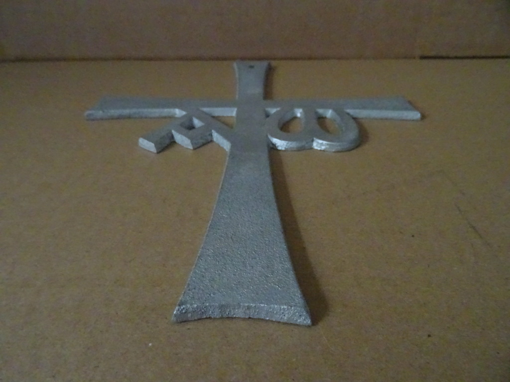 Metalen kruis Alpha en Omega - Afbeelding 7