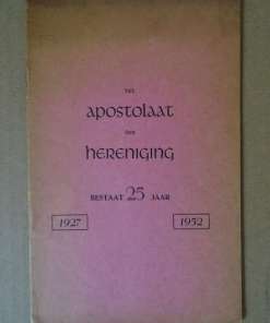 Antiek boekje Apostolaat der Hereniging