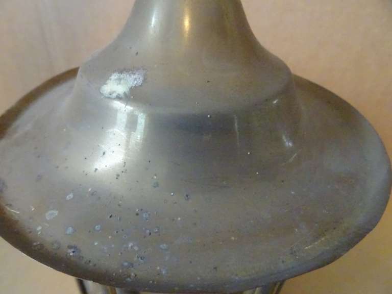 Antieke glas in lood lamp hanglamp