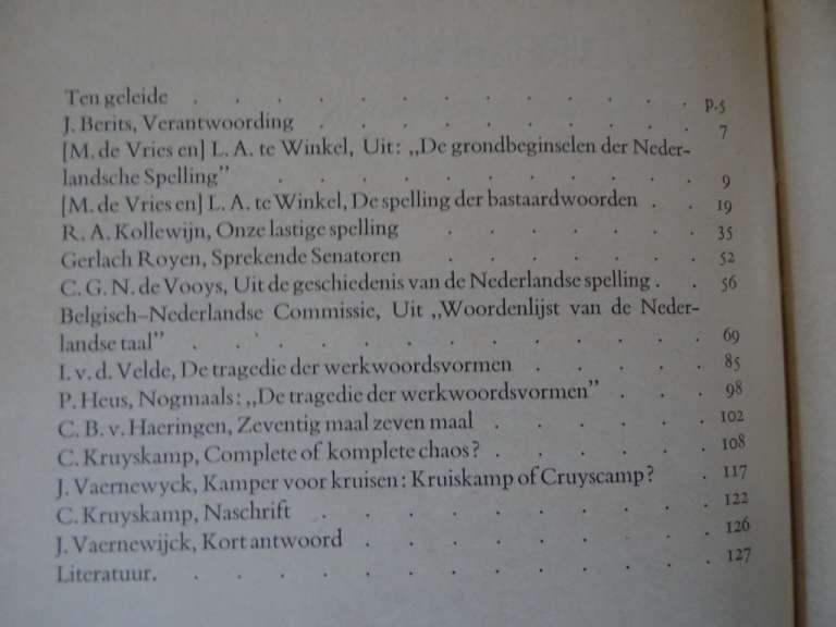 J. Berits Honderd jaar spellingstrijd