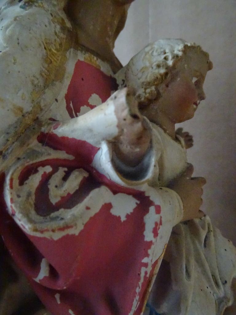Antiek Mariabeeld De Moeder Gods 52 cm - Afbeelding 34