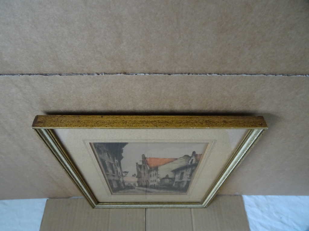 Vintage ets of litho Bruxelles - Afbeelding 2