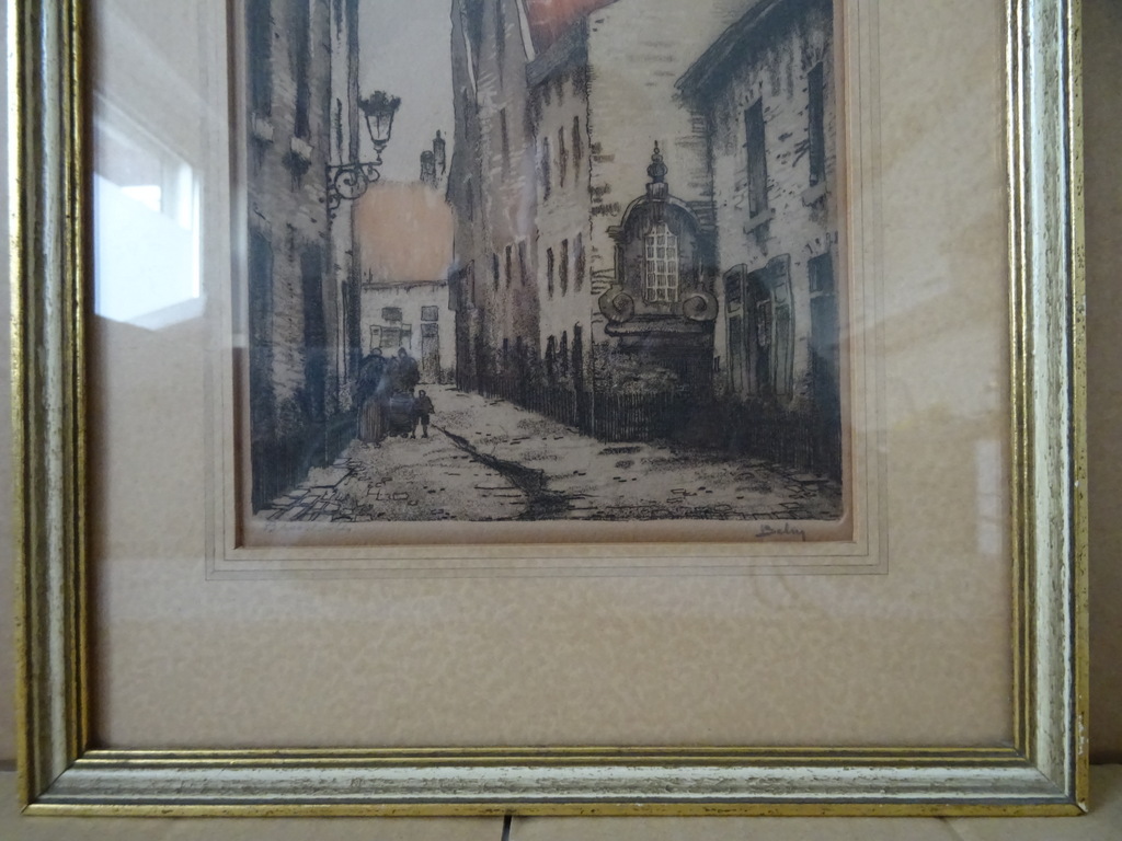 Vintage ets of litho Bruxelles - Afbeelding 4