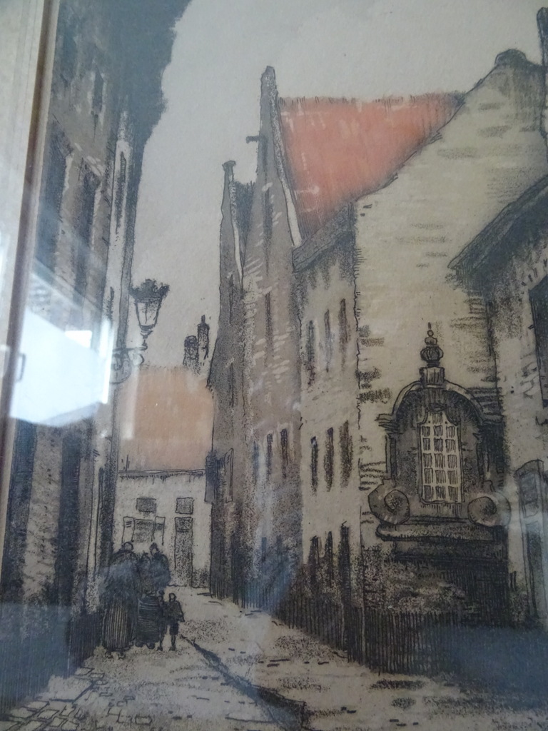 Vintage ets of litho Bruxelles - Afbeelding 8