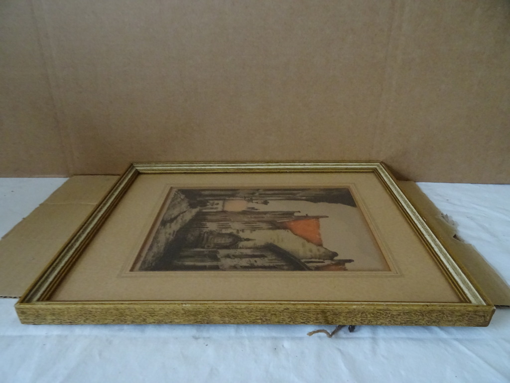 Vintage ets of litho Bruxelles - Afbeelding 13
