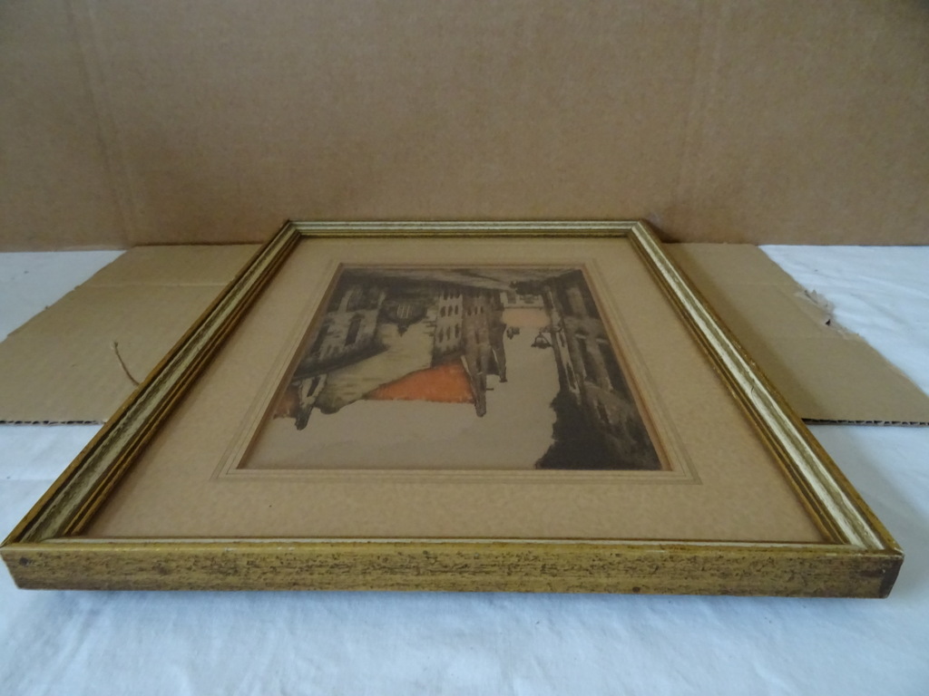 Vintage ets of litho Bruxelles - Afbeelding 14