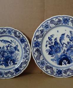 Delfts blauwe borden met fazant