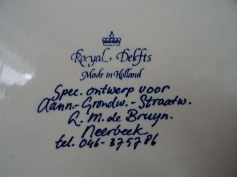 Delfts blauw bord Royal Delfts