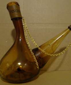 Vintage glazen decanteerkaraf Pinord