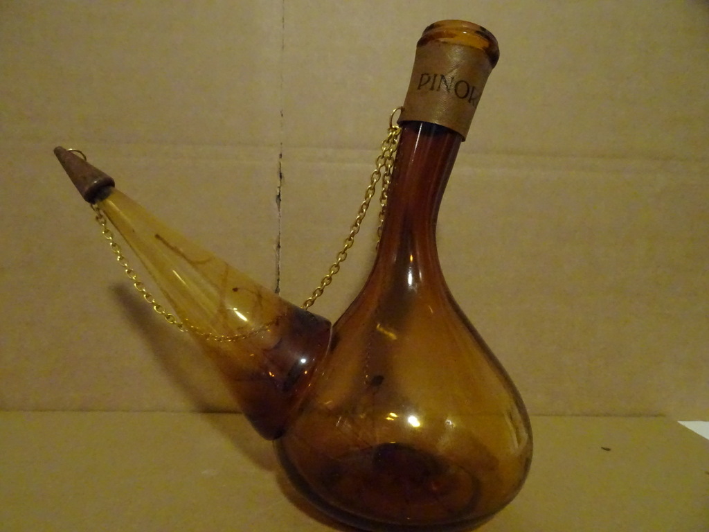Vintage glazen porrón Pinord - Afbeelding 9