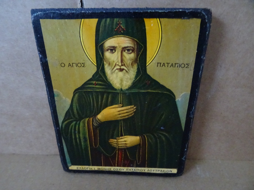 Icoon Heilige Patapius van Constantinopel - Afbeelding 3