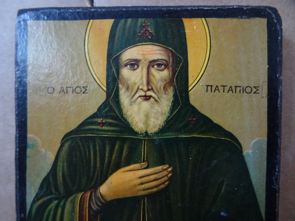 Icoon Heilige Patapius van Constantinopel - Afbeelding 4