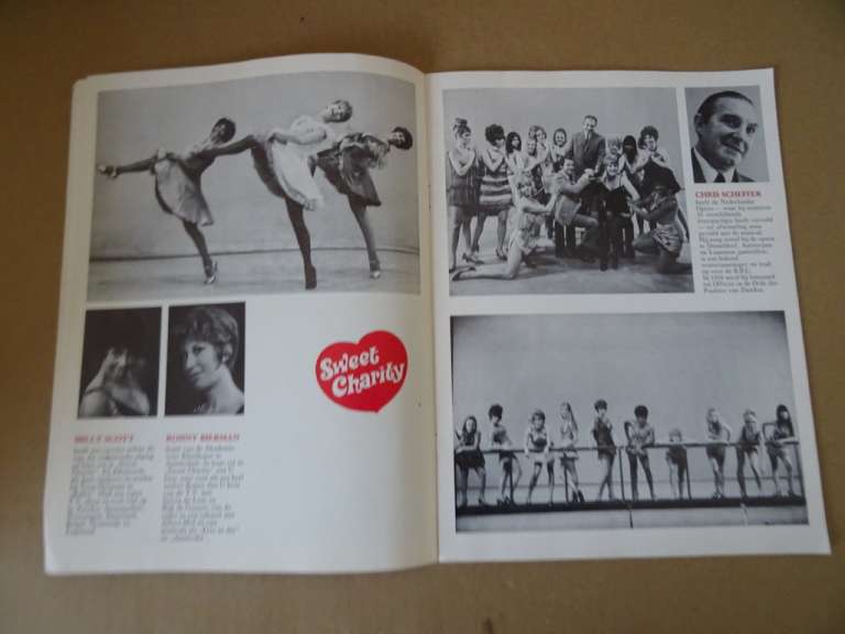 Boekje musical Sweet Charity 1968