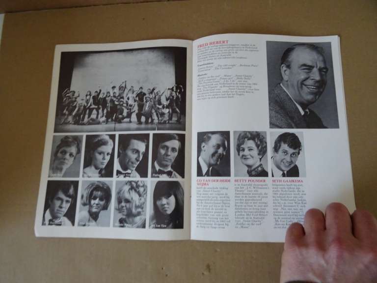 Boekje musical Sweet Charity 1968