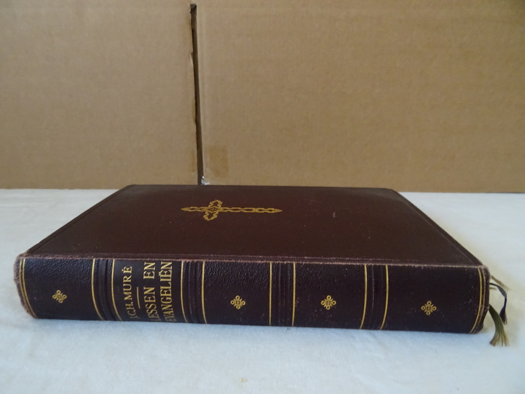 Antiek verguld missaal J.C.H. Muré Lessen en evangeliën - Afbeelding 3