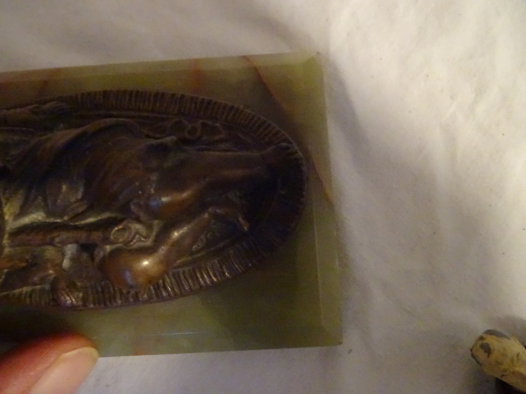 Antiek bronzen beeldje Kindje Jezus - Afbeelding 11