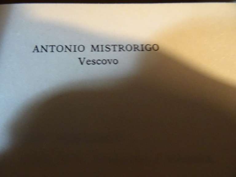 Antonio Mistrorigo Dizionario Liturgico Pastorale