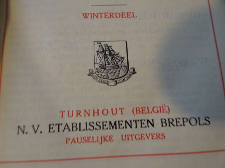 Het Romeinsch Brevier Winterdeel Nederlansche vertaling