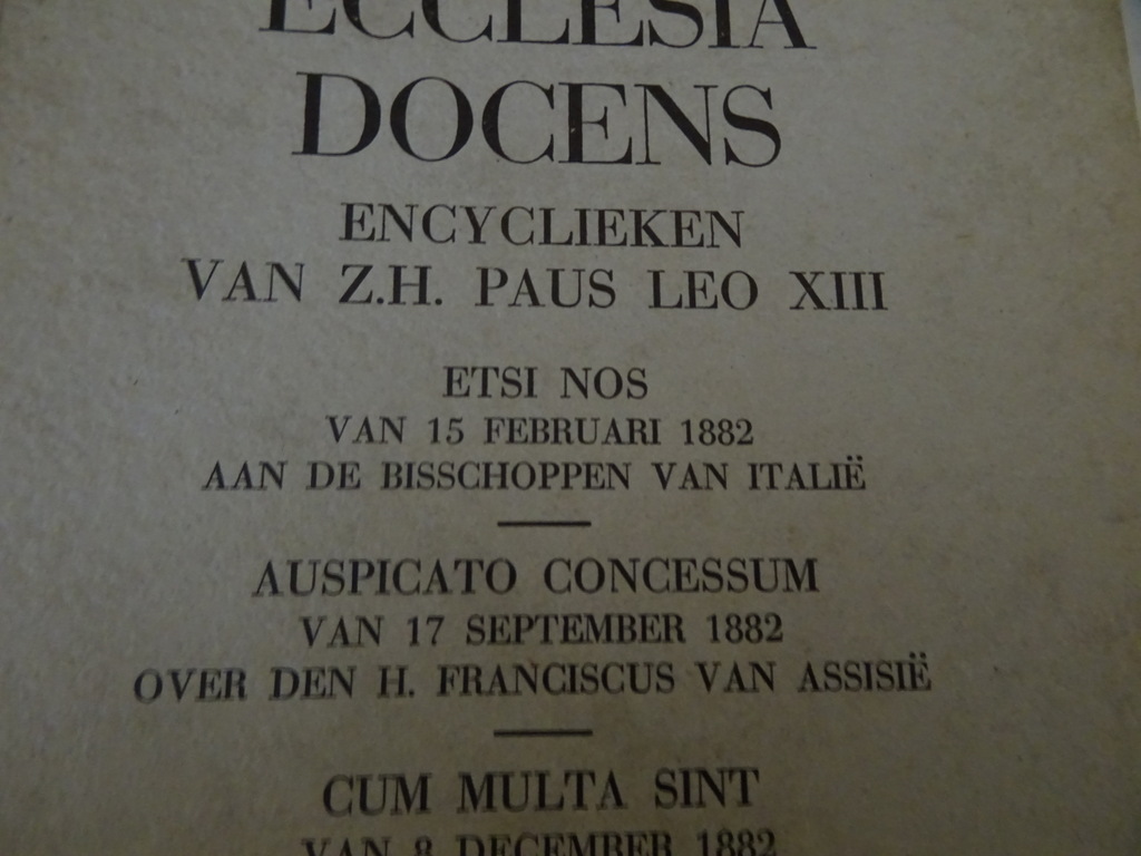 Collectie antieke encyclieken Ecclesia docens - Afbeelding 7